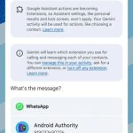 جمینای به‌زودی تعامل بهتری با واتس‌اپ و اسپاتیفای خواهد داشت