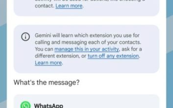 جمینای به‌زودی تعامل بهتری با واتس‌اپ و اسپاتیفای خواهد داشت