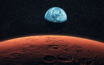 میانگین فاصله بین زمین و مریخ حدود 225 میلیون کیلومتر است.