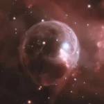 نمایی از سحابی حباب با نام علمی NGC 7635