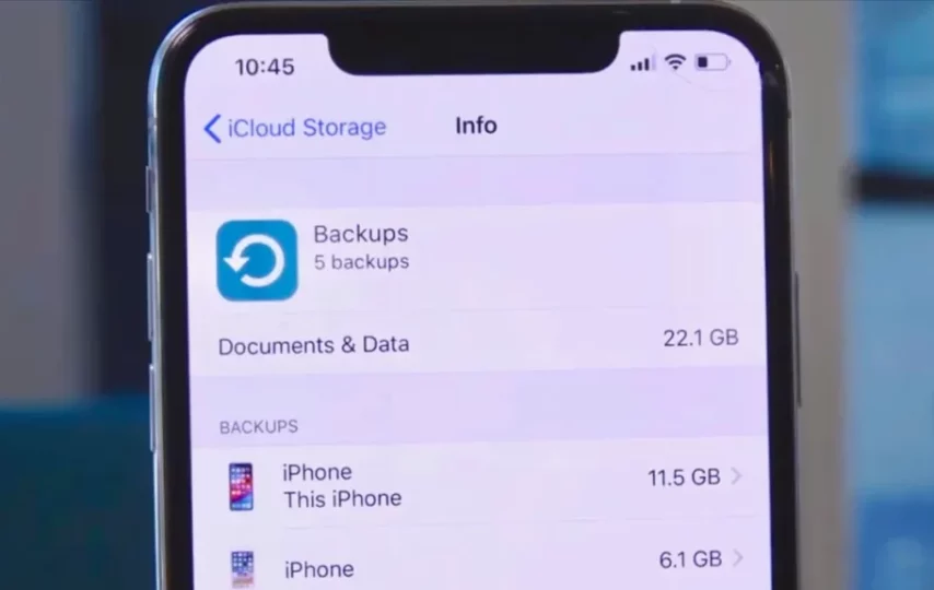 پشتیبانی‌گیری آیکلود iCloud backup