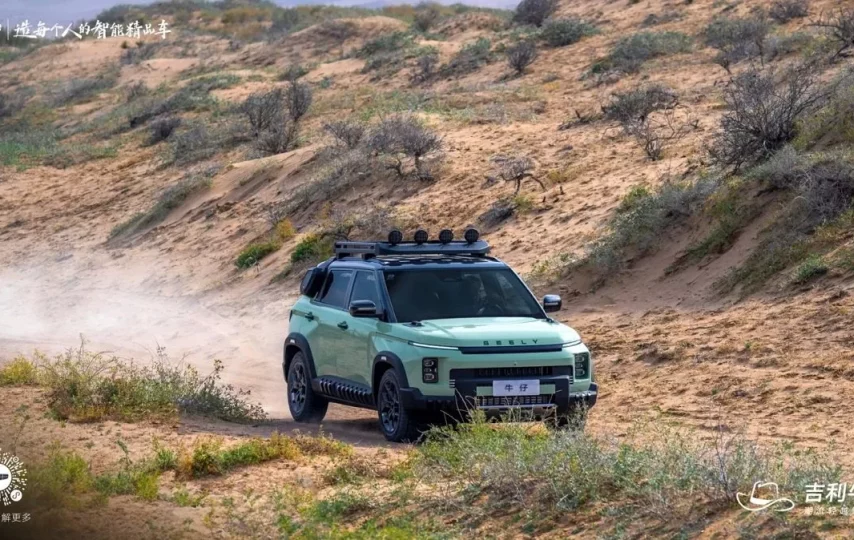 جیلی کابوی معرفی شد، گاوچران چینی با سیستم دیفرانسیل جلو!