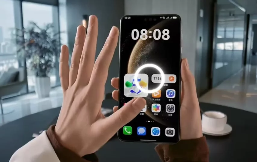 قابلیت جادویی هواوی؛ محتوا را در هوا بگیرید و روی دستگاهی دیگر بیندازید