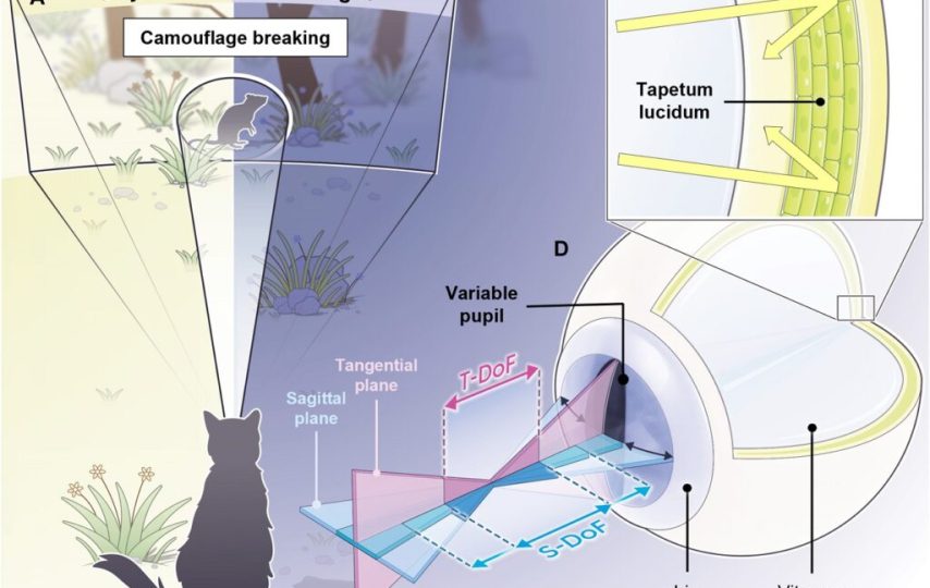 طراحی سیستم بینایی با الهام از چشم گربه‌ها
