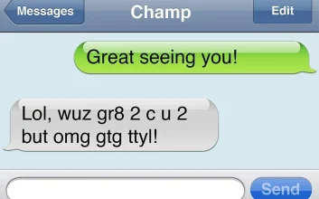 حقیقت تلخ: همه از کلمات مختصر شده در مکالمه متنی متنفرند