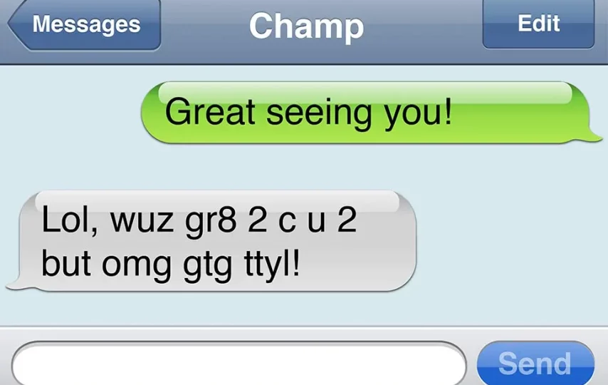 حقیقت تلخ: همه از کلمات مختصر شده در مکالمه متنی متنفرند