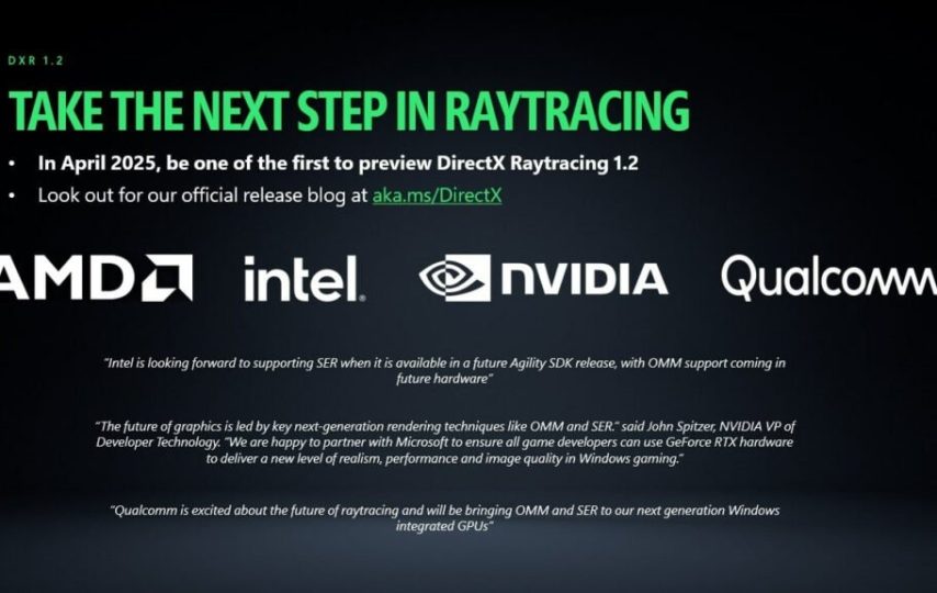 مایکروسافت از DirectX Raytracing 1.2 رونمایی کرد