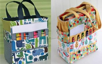 ایده برای عیدی دادن به بچه ها - ساک نقاشی