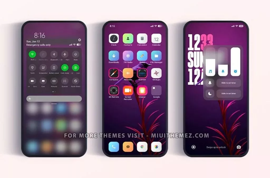 پوسته Purple G برای HyperOS