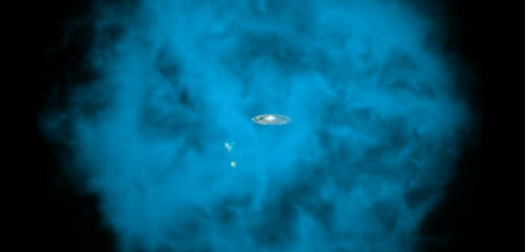 دانشمندان بالاخره راز ماده مرئی گمشده در عالم را کشف کردند_دنیای تکنولوژی 7 هاله هیدروژنی کهکشان راه شیری