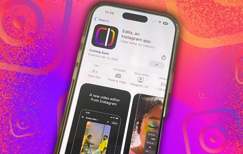 میزان دانلود Edits اینستاگرام