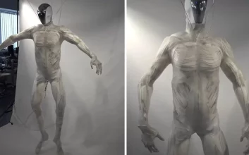 حرکات عجیب این ربات را با 1000 عضله مشابه انسان ببینید + ویدیو