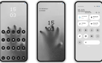 پوسته Monochrome برای MIUI