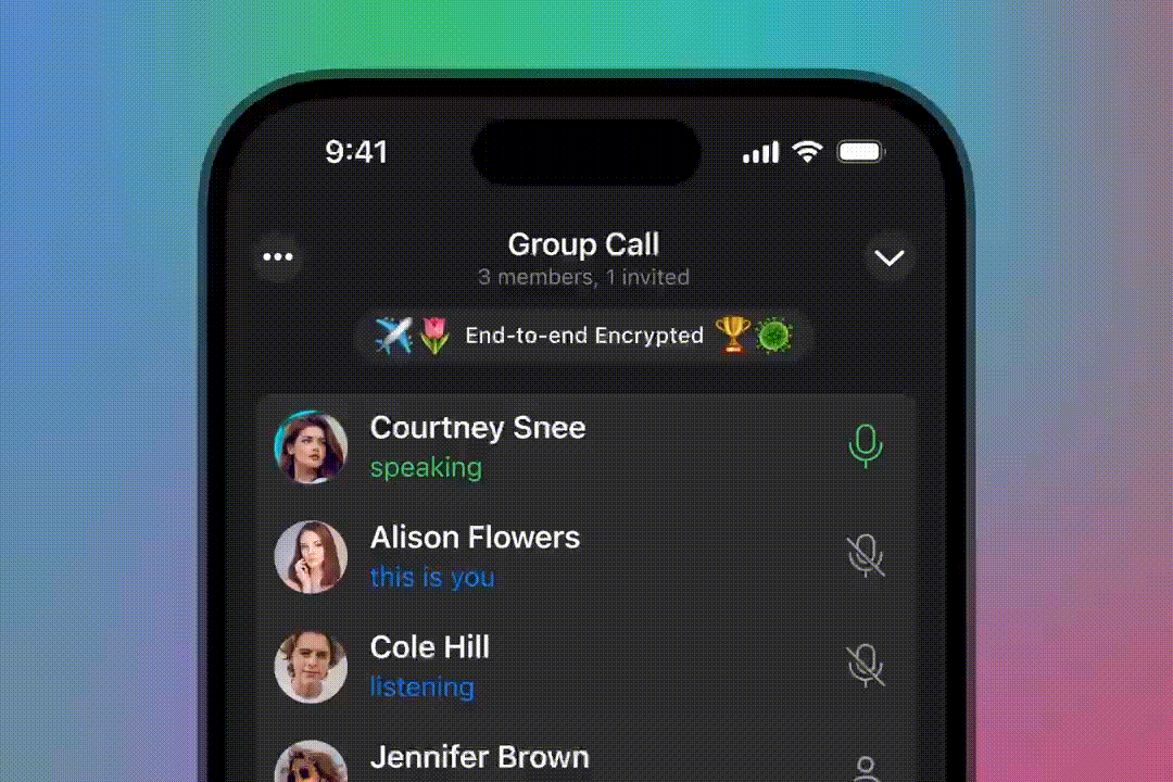 1746261277 398 آپدیت تلگرام انتشار شد؛ از تماس‌های گروهی امن تا فوروارد