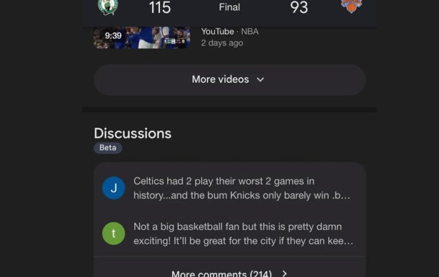 قابلیت گفت‌وگو در جستجو گوگل