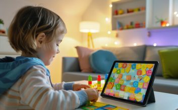 بازی کودک با تبلت