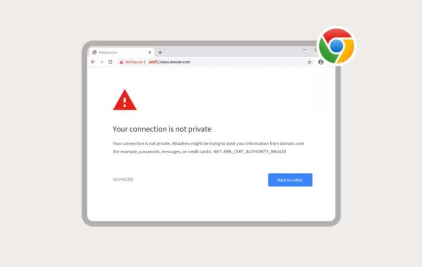 خطای مرورگر کروم