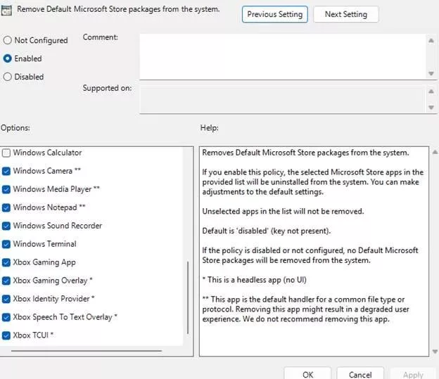 نسخه جدید ویندوز 11 حذف برنامه‌های پیش‌فرض مایکروسافت را ممکن می‌کند